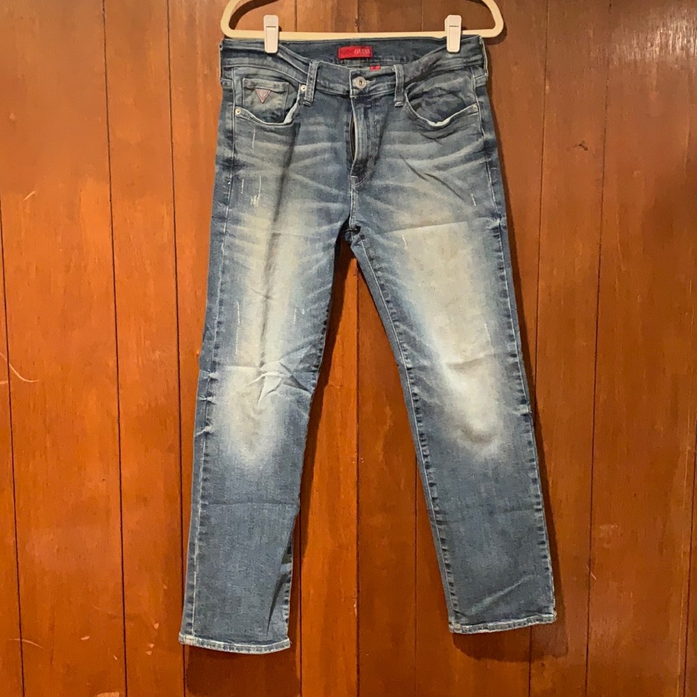 Men’s Guess Lincoln Slim Straight Jeans 33x30